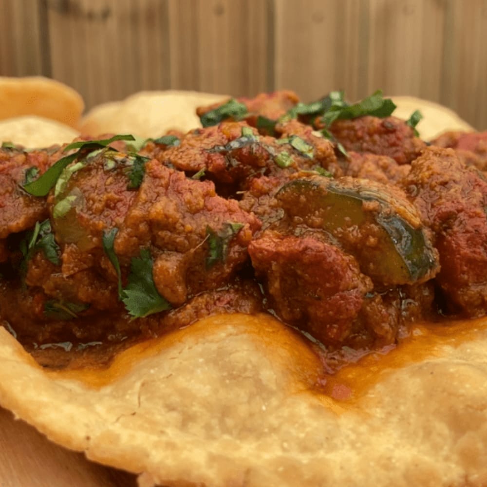 Tamarind chicken chat (st)