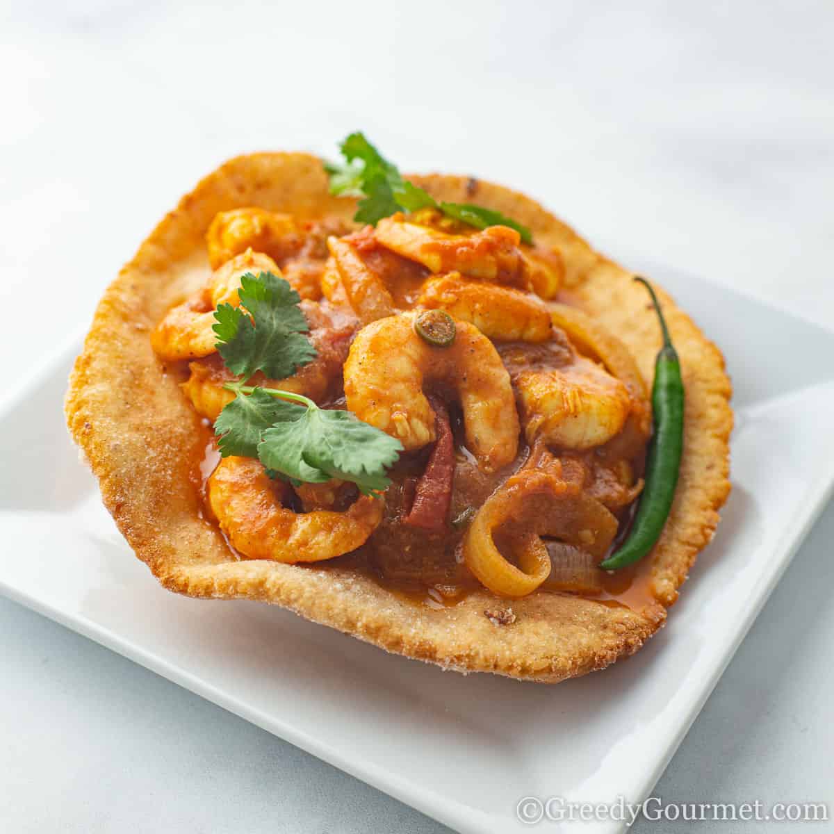 Prawn puri