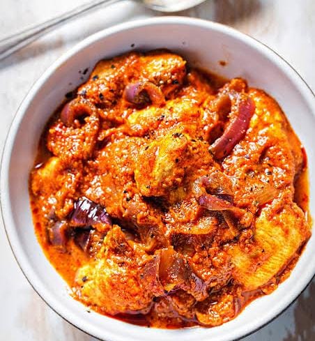 Chicken tikka dupiaza