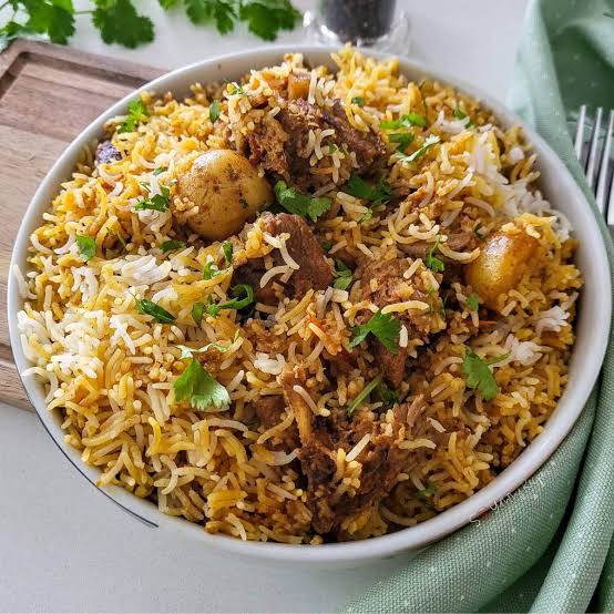 Lamb biryani