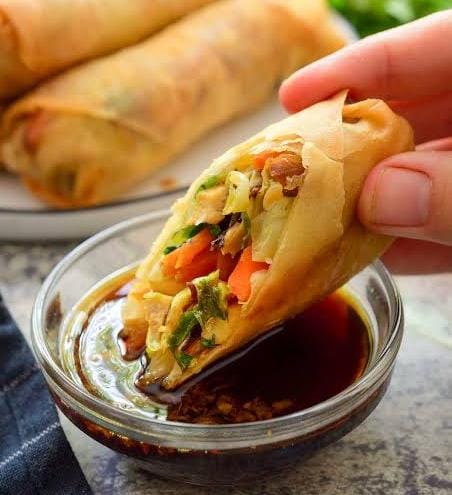 Vegetable spring rolls