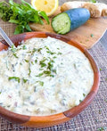 Cucumber raita