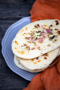 Onion kulcha breads